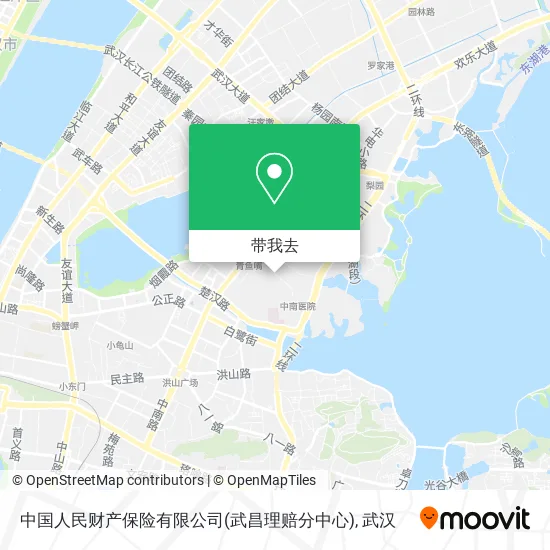 中国人民财产保险有限公司(武昌理赔分中心)地图