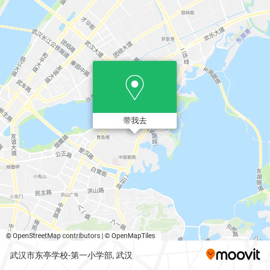 武汉市东亭学校-第一小学部地图
