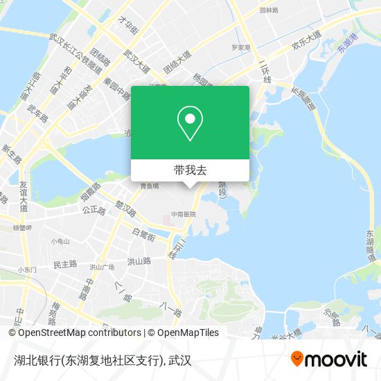 湖北银行(东湖复地社区支行)地图