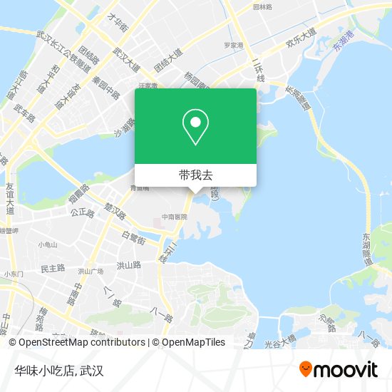 华味小吃店地图