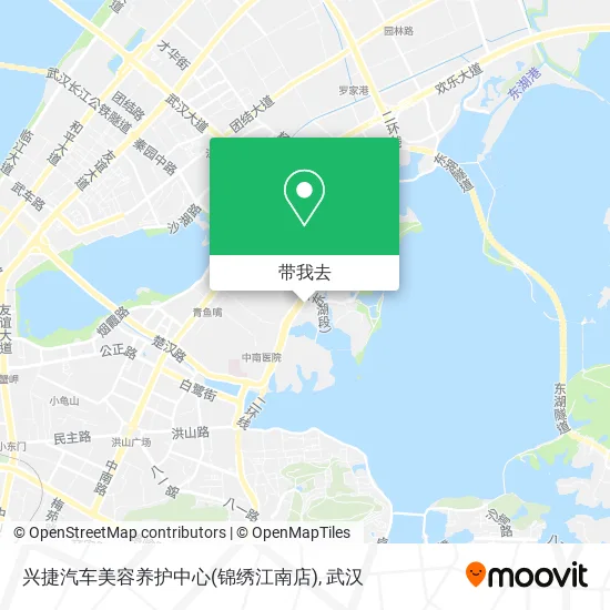 兴捷汽车美容养护中心(锦绣江南店)地图