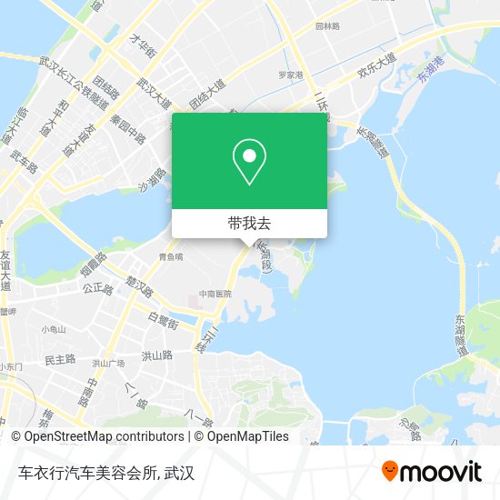 车衣行汽车美容会所地图