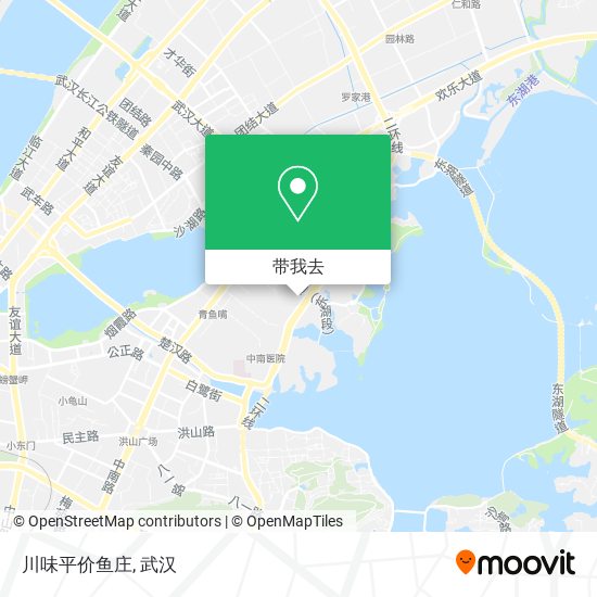 川味平价鱼庄地图