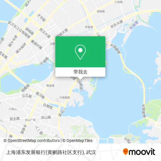 上海浦东发展银行(黄鹂路社区支行)地图