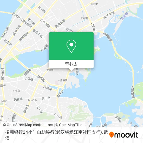 招商银行24小时自助银行(武汉锦绣江南社区支行)地图