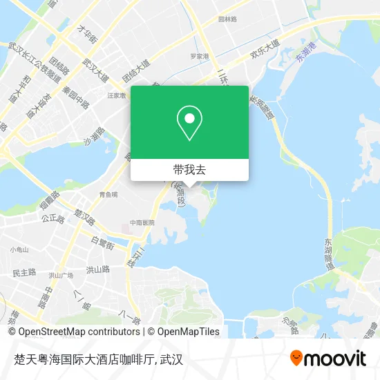 楚天粤海国际大酒店咖啡厅地图
