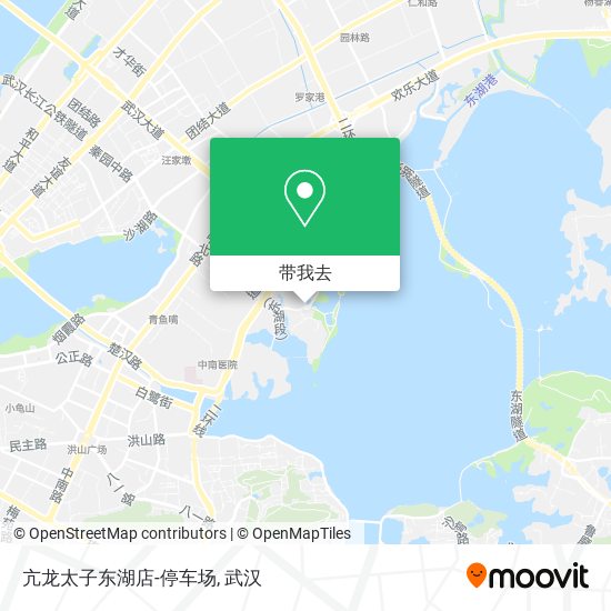 亢龙太子东湖店-停车场地图