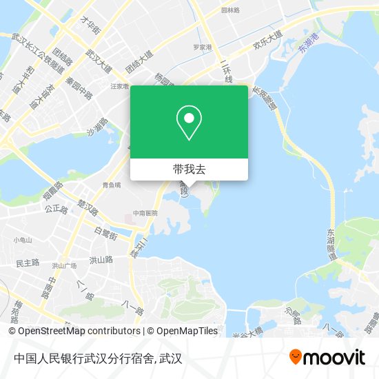 中国人民银行武汉分行宿舍地图