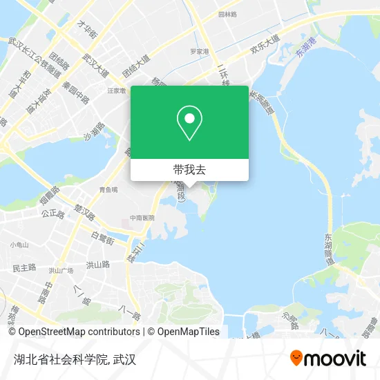 湖北省社会科学院地图