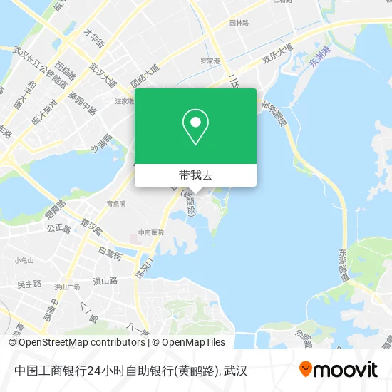 中国工商银行24小时自助银行(黄鹂路)地图
