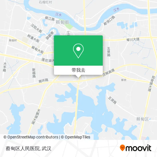 蔡甸区人民医院地图