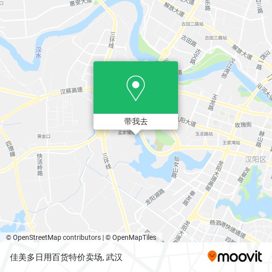 佳美多日用百货特价卖场地图
