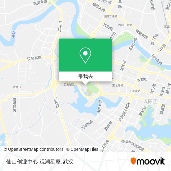 仙山创业中心-观湖星座地图