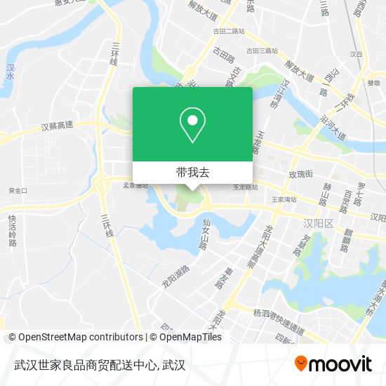 武汉世家良品商贸配送中心地图
