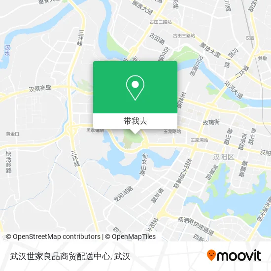 武汉世家良品商贸配送中心地图