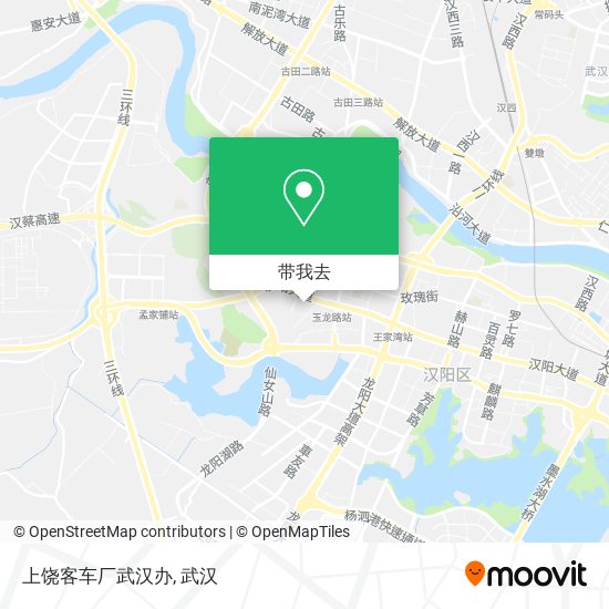 上饶客车厂武汉办地图