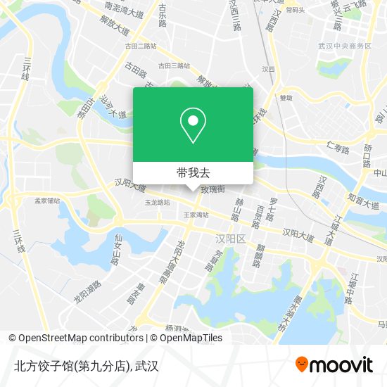 北方饺子馆(第九分店)地图