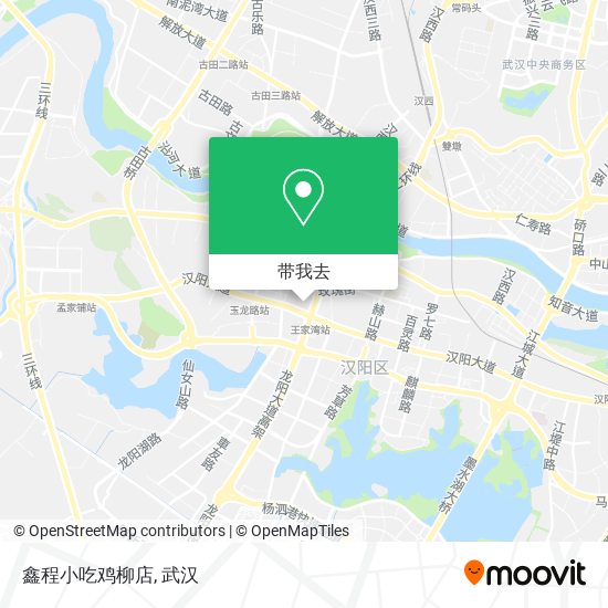 鑫程小吃鸡柳店地图