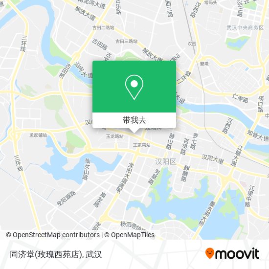 同济堂(玫瑰西苑店)地图