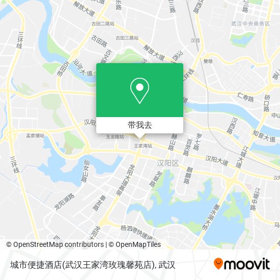 城市便捷酒店(武汉王家湾玫瑰馨苑店)地图