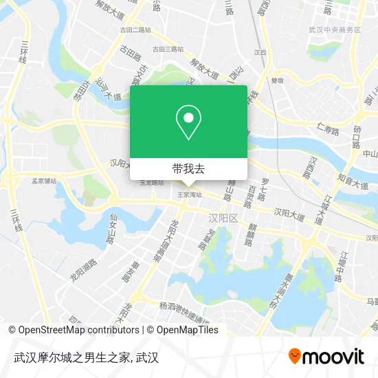 武汉摩尔城之男生之家地图