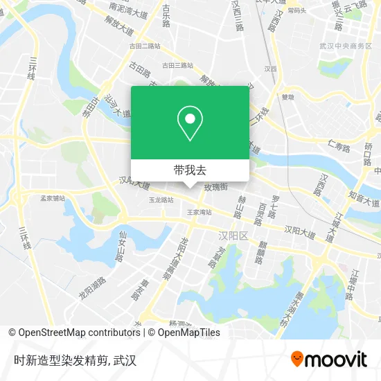 时新造型染发精剪地图