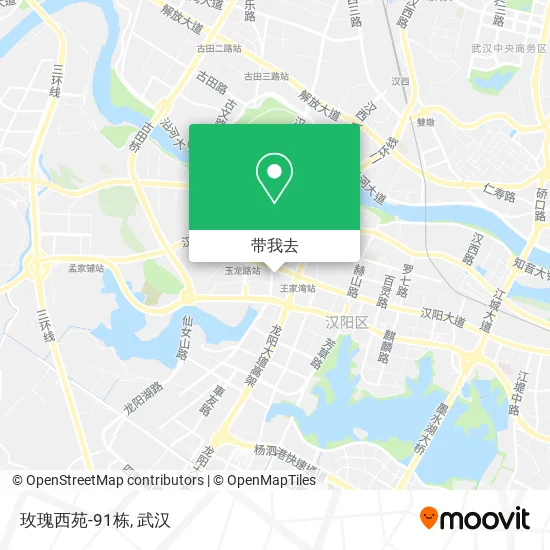 玫瑰西苑-91栋地图