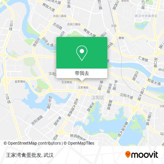 王家湾禽蛋批发地图