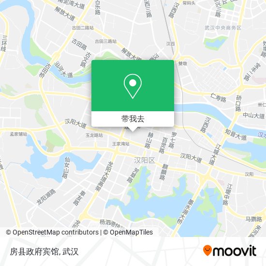 房县政府宾馆地图