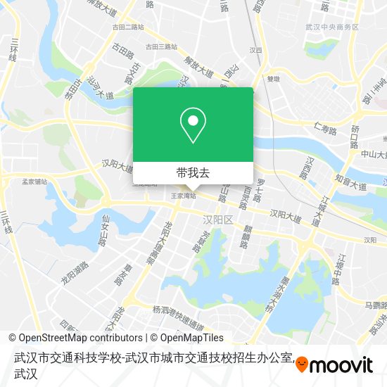 武汉市交通科技学校-武汉市城市交通技校招生办公室地图