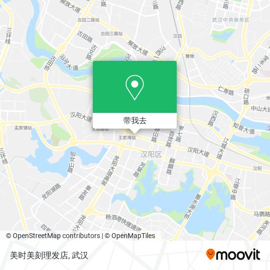 美时美刻理发店地图