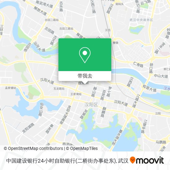 中国建设银行24小时自助银行(二桥街办事处东)地图
