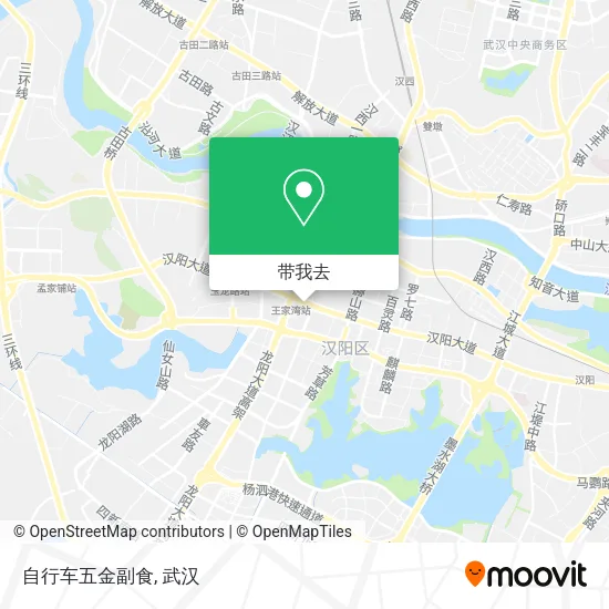 自行车五金副食地图
