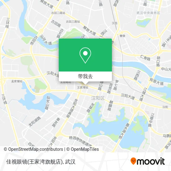 佳视眼镜(王家湾旗舰店)地图