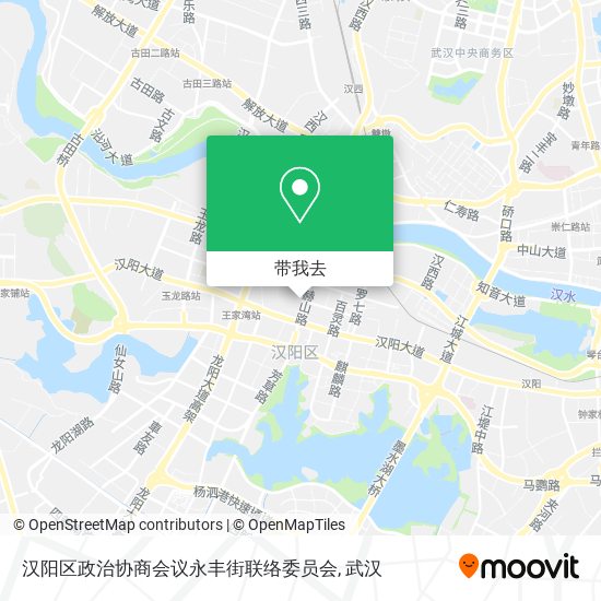 汉阳区政治协商会议永丰街联络委员会地图
