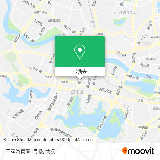 王家湾商圈1号楼地图