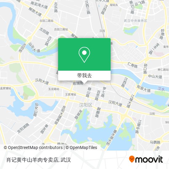 肖记黄牛山羊肉专卖店地图