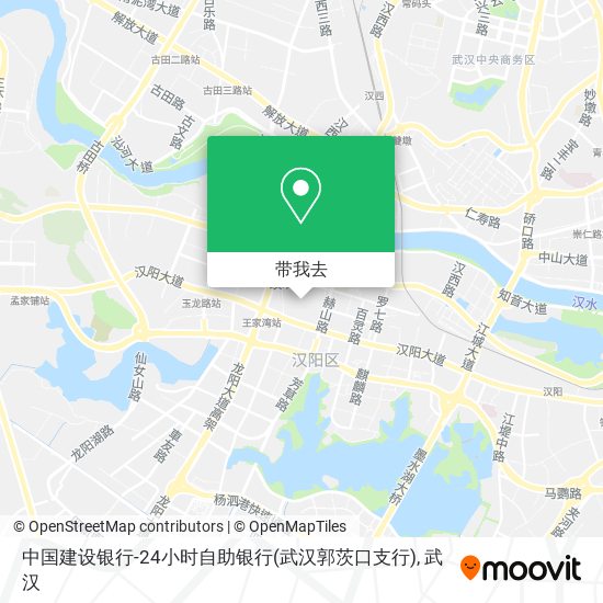 中国建设银行-24小时自助银行(武汉郭茨口支行)地图