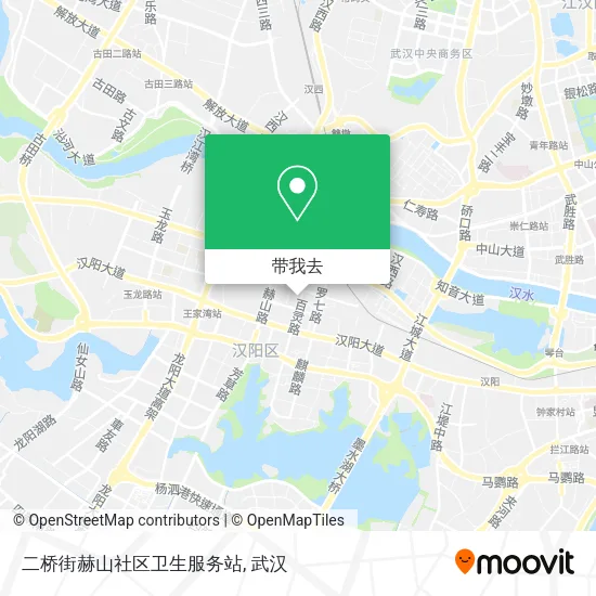 二桥街赫山社区卫生服务站地图