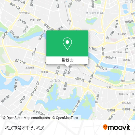 武汉市楚才中学地图