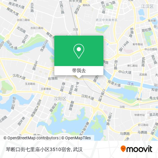 琴断口街七里庙小区3510宿舍地图