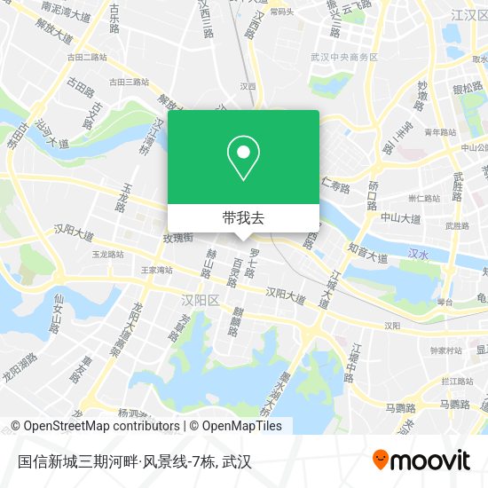 国信新城三期河畔·风景线-7栋地图