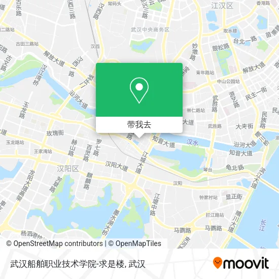 武汉船舶职业技术学院-求是楼地图