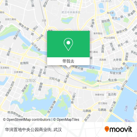 华润置地中央公园商业街地图