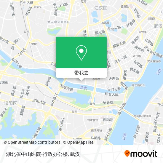 湖北省中山医院-行政办公楼地图