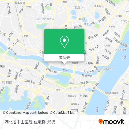 湖北省中山医院-住宅楼地图