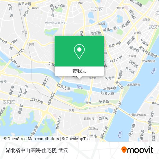 湖北省中山医院-住宅楼地图