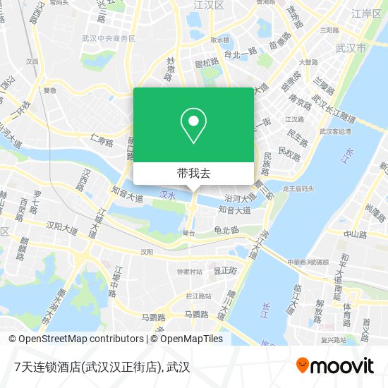7天连锁酒店(武汉汉正街店)地图