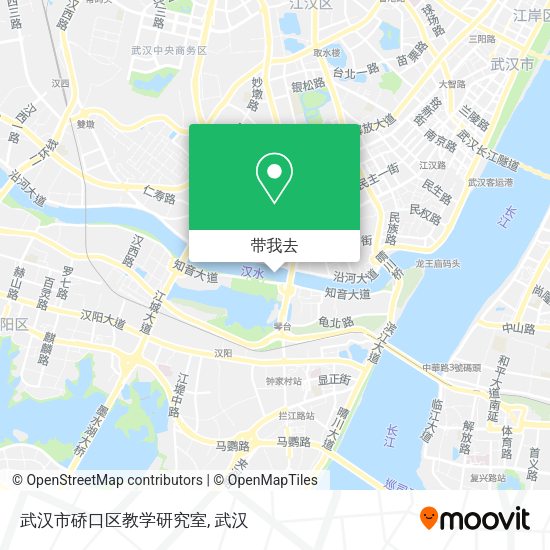 武汉市硚口区教学研究室地图