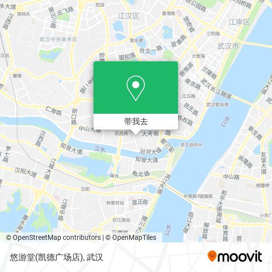 悠游堂(凯德广场店)地图